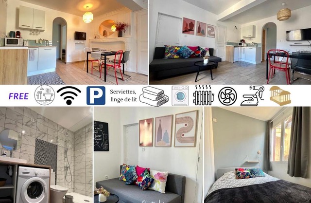 APPART TOTORO @ FREE PARKING/WIFI/DRAPS