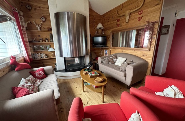 Appartement avec cheminée à altitude 1500