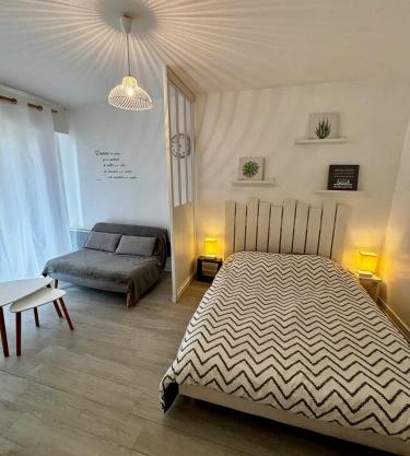 Appartement avec balcon, proche CHU, château, Tramway