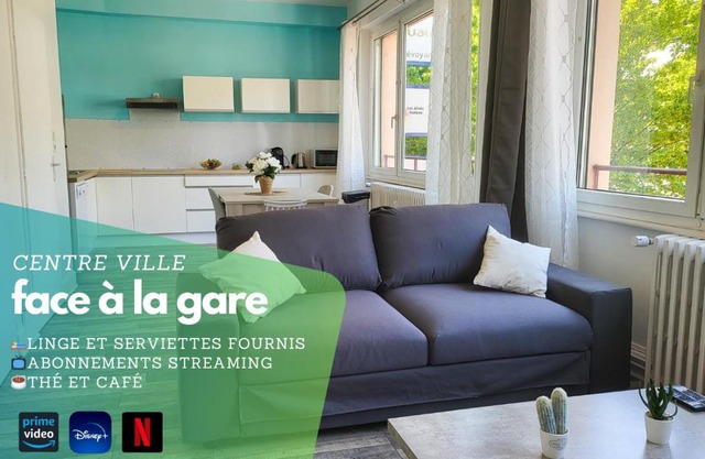 Appartement confortable - Gare