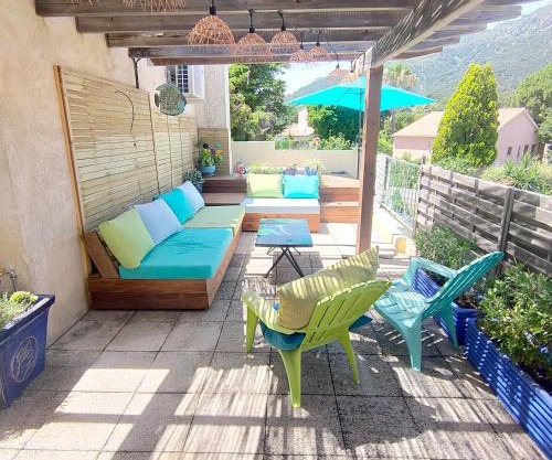 appartement dans villa aquarelle