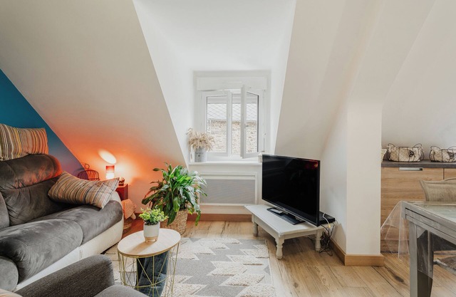 'Appartement Du Bonheur' in a Private Home with Shared Terrace and Wi-Fi