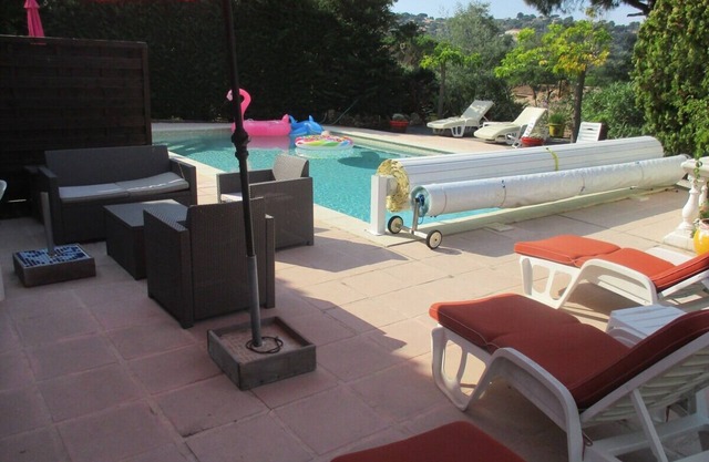 Appartement en rez de Villa Avec Piscine Partagée Jardin Barbecue Terrasse