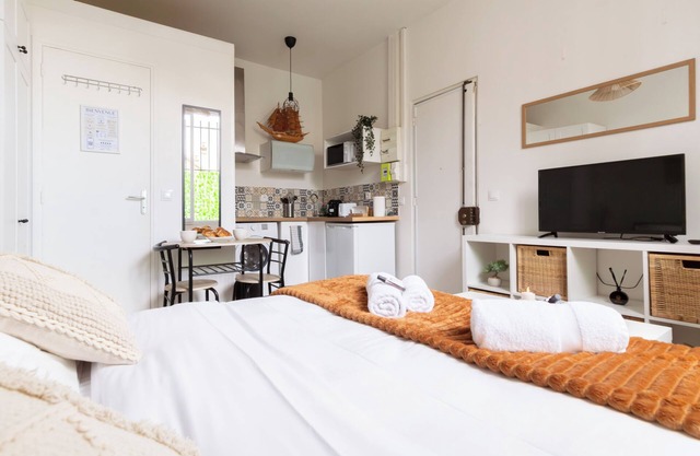 Appartement cosy proche de Paris - Wifi - Free Parking - Tv