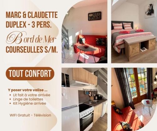 APPT 4P - Manoirs 1 à la Mer Chez Claudette & Marc