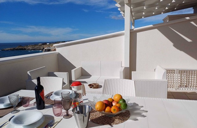 APULIA SALENTO SANTA MARIA DI LEUCA VILLETTA VEDUSELLA WITH TERRACE OVERLOOKING THE SEA