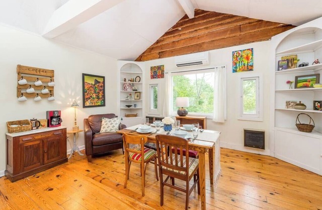 Art-Filled Mountain Cabin | 2BR + Hiking Nearby