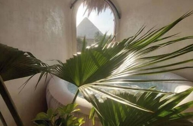 Artistic Home with Pyramids View