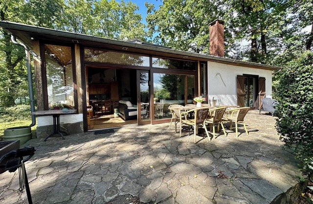 Attractive house surrounded by nature
