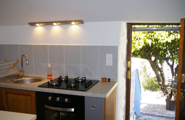 Authentic stone sheepfold with garden