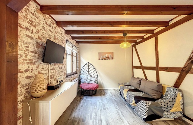 Aux-Deux-Tours apartment, picturesque district of Riquewihr