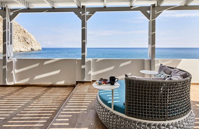 Awesome Santorini Villa | Bliss Cove Villa | 2 Bedrooms | Outstanding Sea Views.