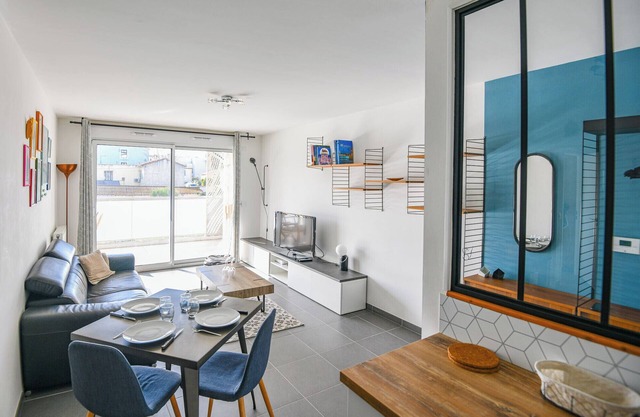 Bail mobilité - Grand appart 2 ch avec terrasse