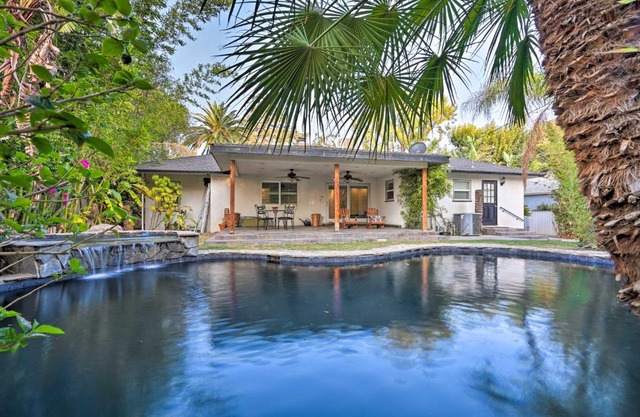 Bakersfield Oasis Sweet Tropical Pool Setup!
