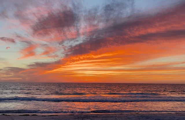 Beachside, with endless sunsets, in our modern 2-bedroom in Belleair Beach.