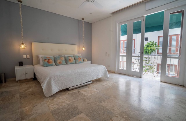 Beatiful view in front the sea ,inside old City