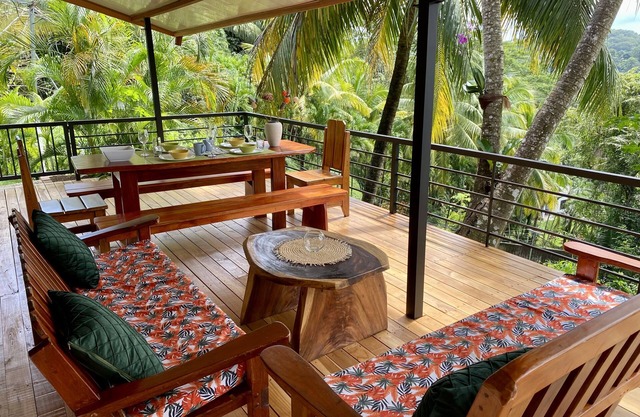 Beautiful 2 bedroom/2 bath home with AC in Samara! Jungle view and the ocean