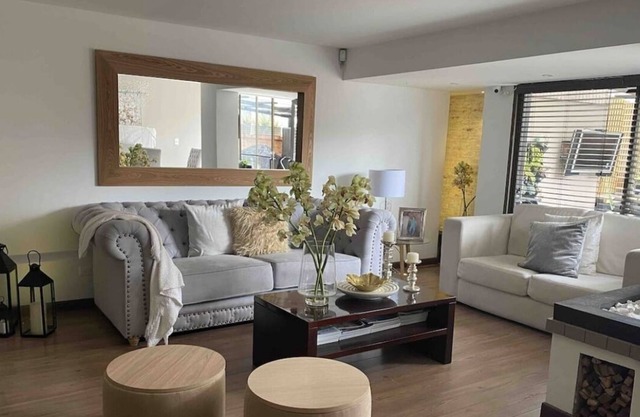 Beautiful and cozy apartment with terrace and fireplace