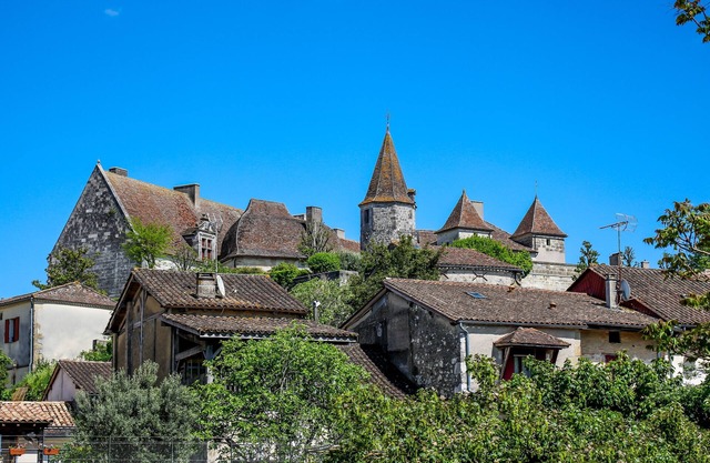 Beautiful farmhouse with a private pool, walking distance to village of Lauzun.