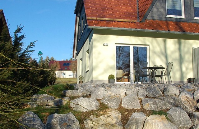Beautiful holiday home with a view of the romantic Bodetal to relax.