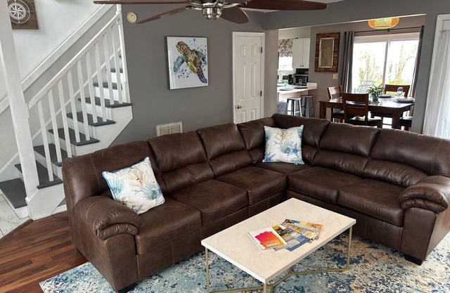 Beautiful home walking distance to the beach and all the local attractions.