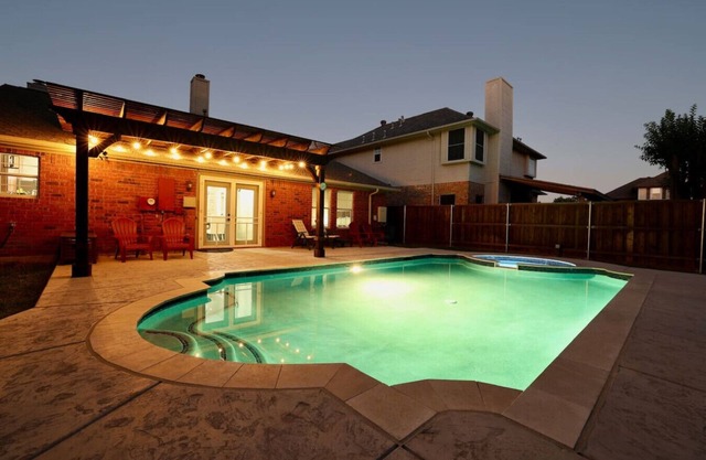 Beautiful home with heated spa and heated pool