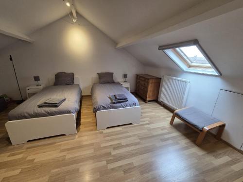 Bel-étage cosy 2 chambres proche Charleroi-Airport
