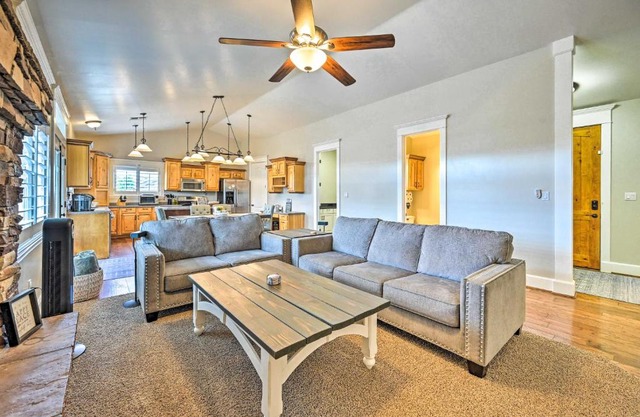 Bellemont Family Home with Hot Tub and Playground Set