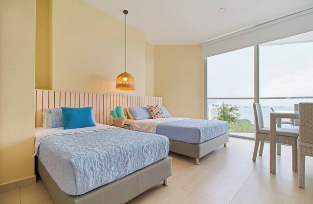 Between the sky and the sea: a modern beachfront Caribbean retreat