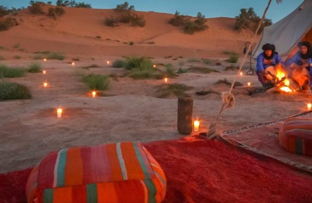 Bivouac les Hommes Bleus exclusive camp