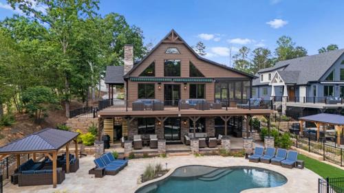 Black Bear Lodge by AvantStay Lakefront Dock Pool Theater Sleeps 20