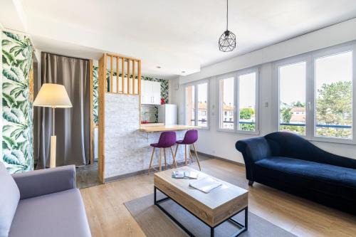 Bleu rivage F3 bord de l'Allier - parking gratuit - 2 étoiles