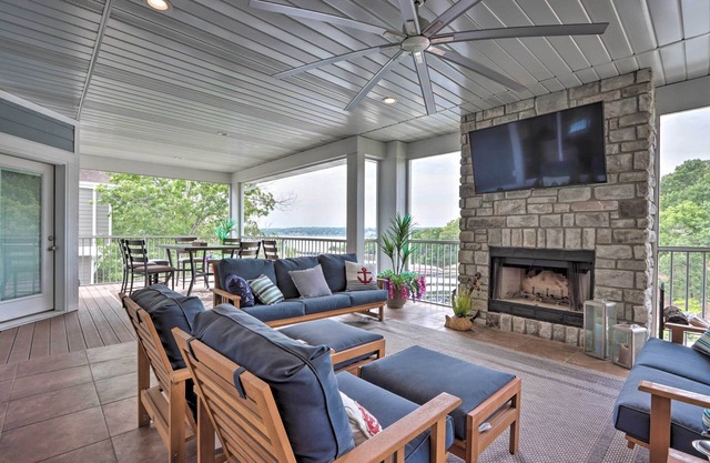 Boat Dock & Fire Pit: Luxe Osage Beach Lake House!