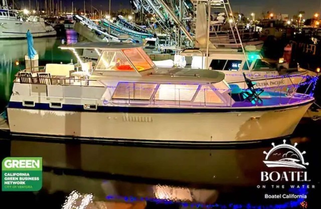 Boatel California Stay on a 40’ boat - best location in Ventura Harbor Gr8 Views