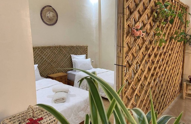 Bohemian Amazigh style apartment with patio Peace and comfort