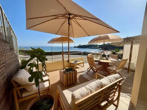 "Bol de mer", vue mer sur la plage des Grands Sables, Clohars-Carnoët