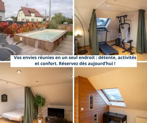 Bollwiller Modern Loft with Pool and Gym