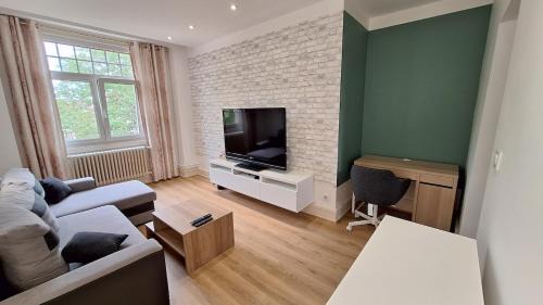 Botanical garden view in Metz