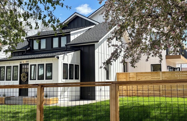 Brand new modern farmhouse outdoor escape