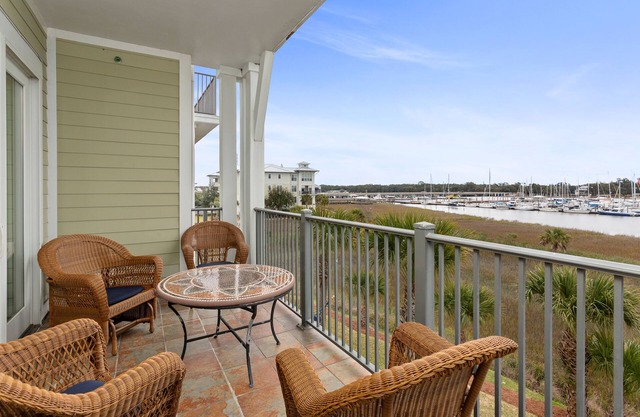 Breathtaking Views of the Inter-coastal Waterway and St. Simons Island Marina