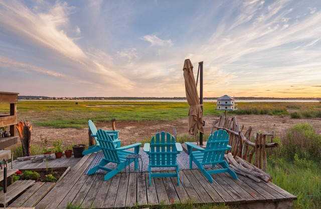 Breathtaking Sunsets on Plum Island at Blue Moon