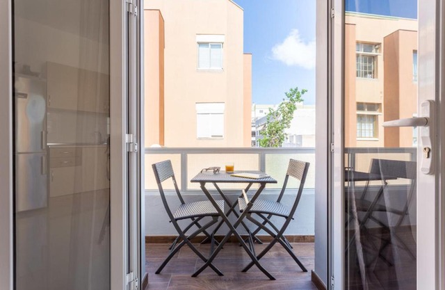 Bright with terrace next to the beach