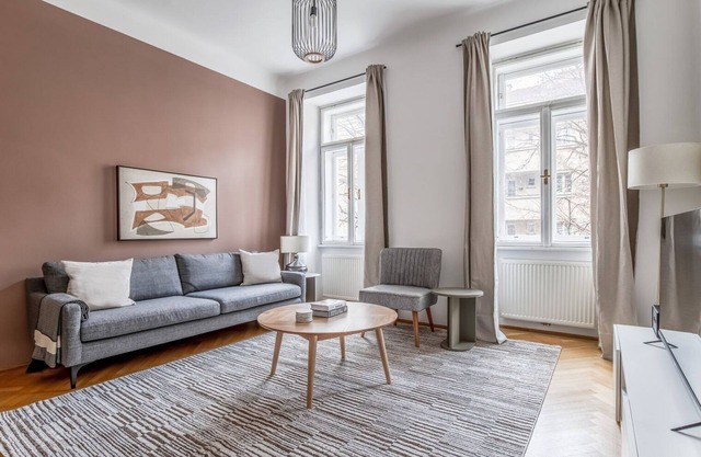 Bright Leopoldstadt 2BR w/Elevator, nr U1 & U2, by Blueground