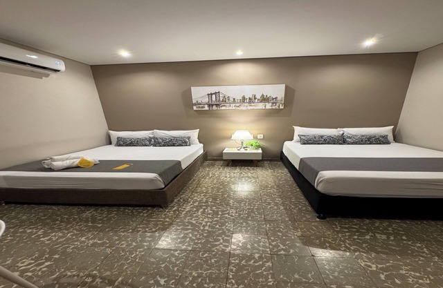 Cómoda habitación Twin en Manga cerca al Centro