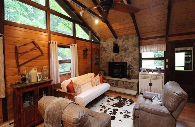 Cabin: Updated Mountain Lakefront; Hiking, Canoeing, Fishing, For the whole family