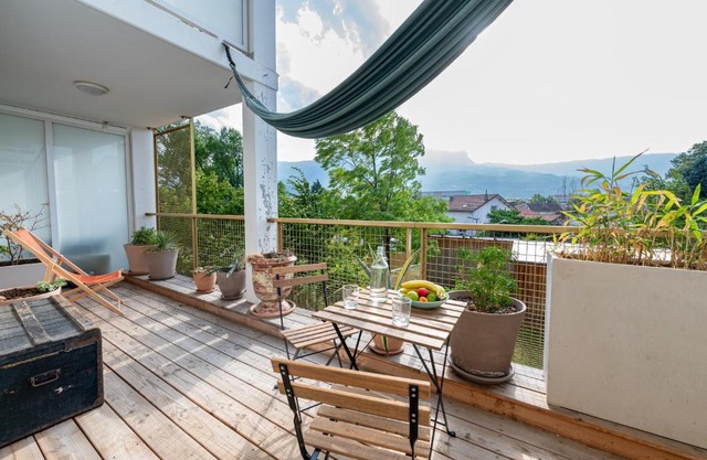Calme et verdure: vue montagne - terrasse - wifi