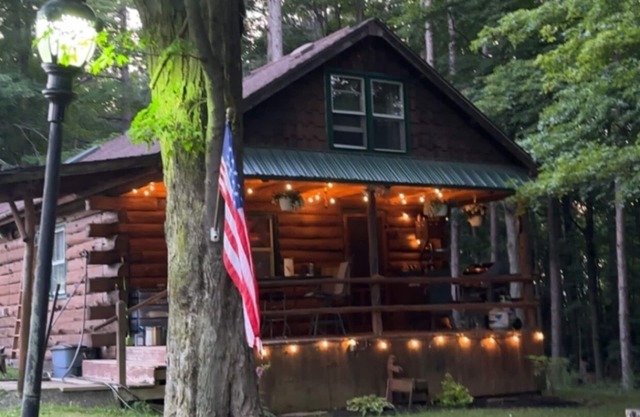 Camp Believe It is a secluded cabin with 50 acres of hiking trails!