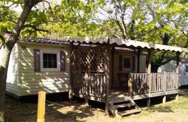 Camping maeva Escapades Coeur d'Ardèche **** - Mobile Home 4 Rooms 6/8 People + TV