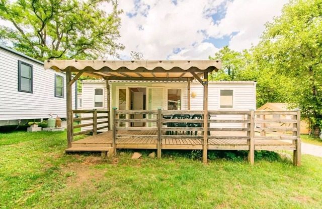 Camping maeva Escapades Coeur d'Ardèche * - 3 Room Mobile Home 5/7 People Air Conditioned + TV