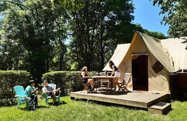 Camping Beau Rivage * - Lodge 26m2 - 4 people